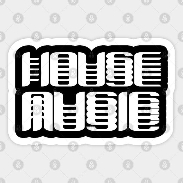 House music from the 90s - history of house 2 Sticker by BACK TO THE 90´S